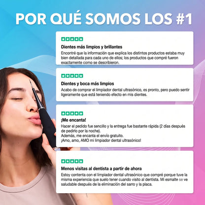 Recupera una sonrisa sin manchas — sin ir al dentista