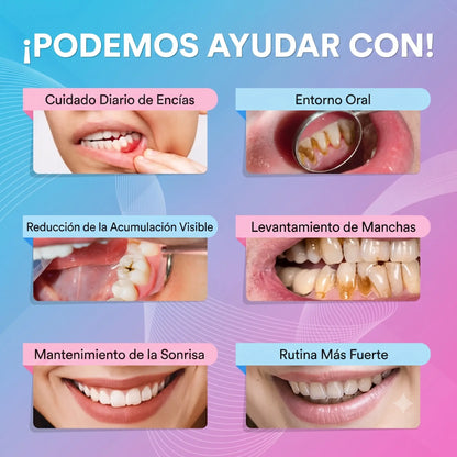 Recupera una sonrisa sin manchas — sin ir al dentista
