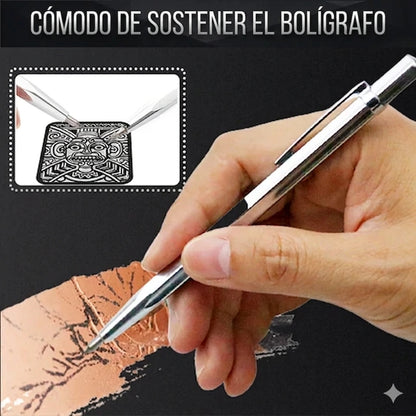 Bolígrafo de Rotulación Ultra Preciso para Acero, Cristal y Cerámica