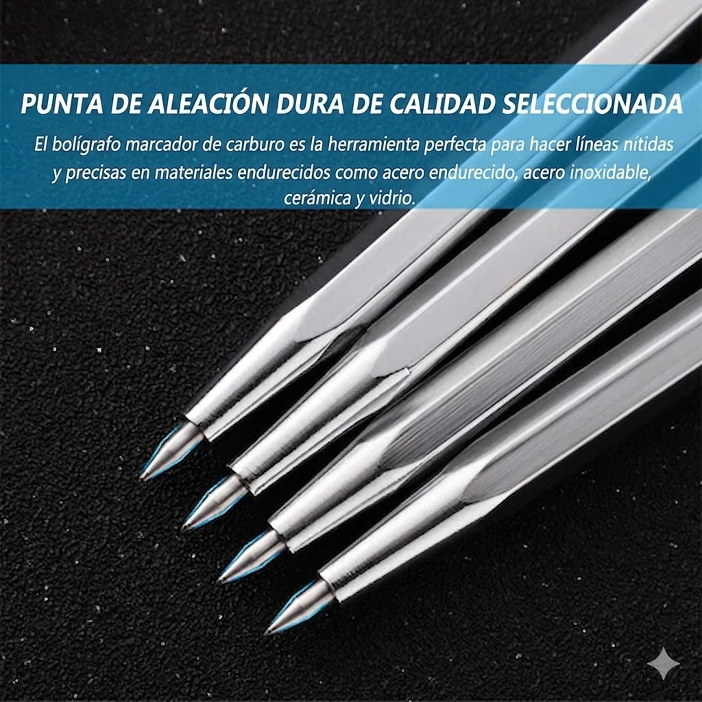 Bolígrafo de Rotulación Ultra Preciso para Acero, Cristal y Cerámica