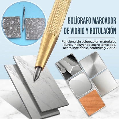 Bolígrafo de Rotulación Ultra Preciso para Acero, Cristal y Cerámica